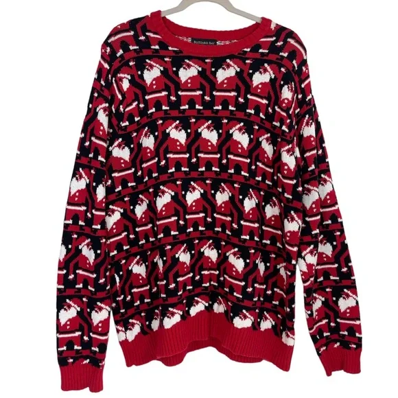 Blizzard Bay Christmas Flamingo Sweater Blizzard Bay Sweaters Blizzard Bay  Red And Black Dancing Santa